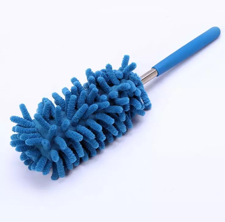 Espanador extensível de aço inoxidável Chenille Mini Duster